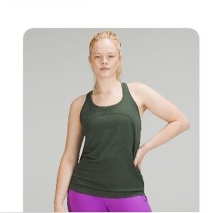 Lululemon Women's Swiftly Tech Racer Back Tank Top 2.0 Spruce Color Size 6
